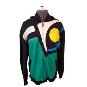 Nomis Hoodie Jacket FullZip Size XL Multicolor. Pit to pit‎ 26, length 30 In.